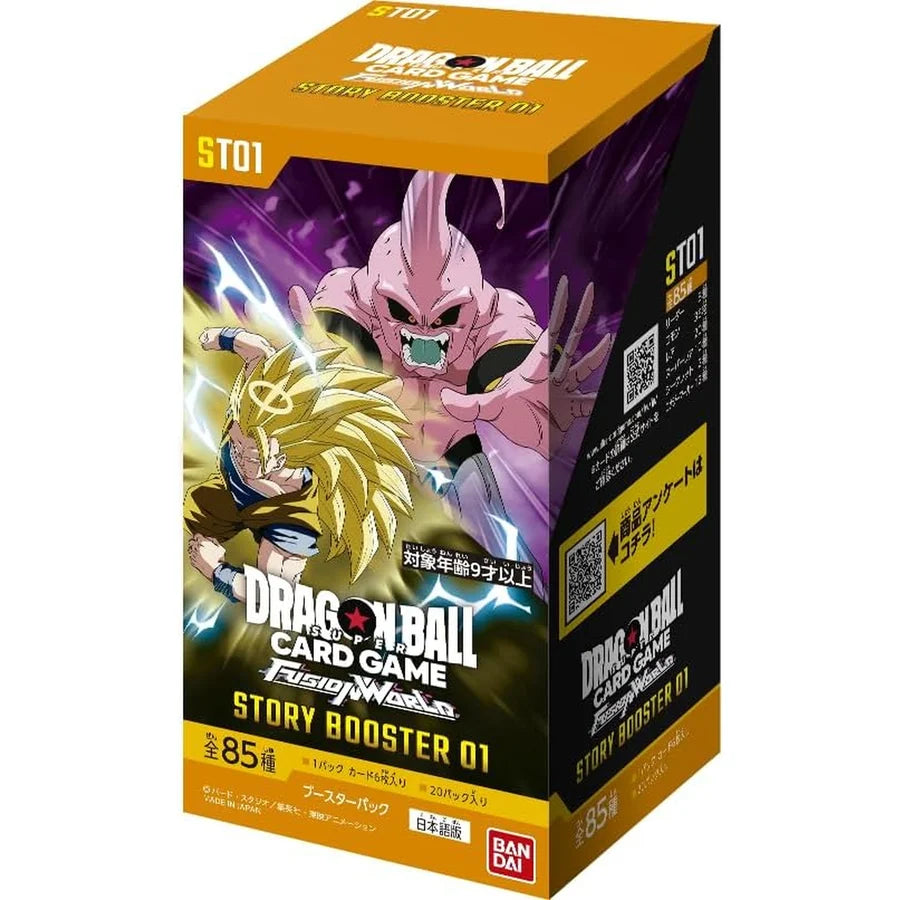 Dragon Ball Super Card Game Fusion World Story Booster 01 (ST01) Booster Box Japonés - [PREVENTA]