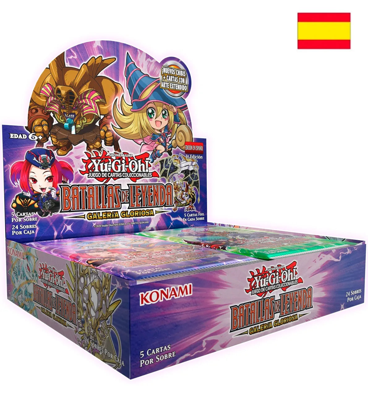 Yu-Gi-Oh! Booster Box Display Battles of Legend: Glorious Gallery Español (24 Sobres)