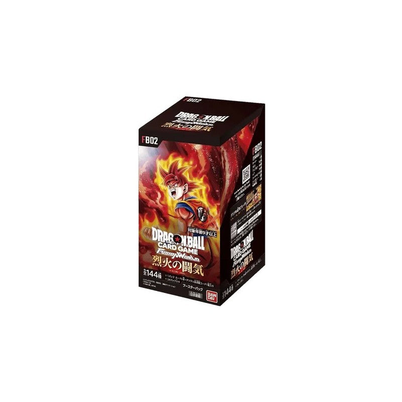 Dragon Ball Super Card Game Fusion World FB02 Fiery Fighting Spirit Booster Box Japonés