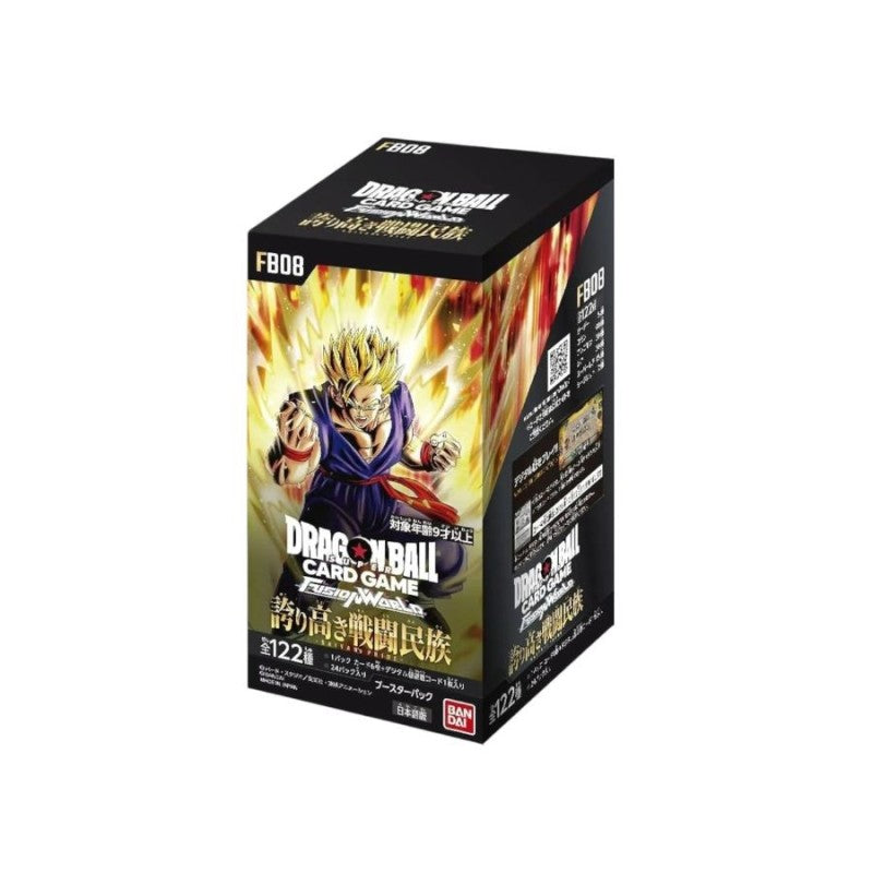 Dragon Ball Super Card Game Fusion World FB08 Proud Warrior Race Booster Box Japonés