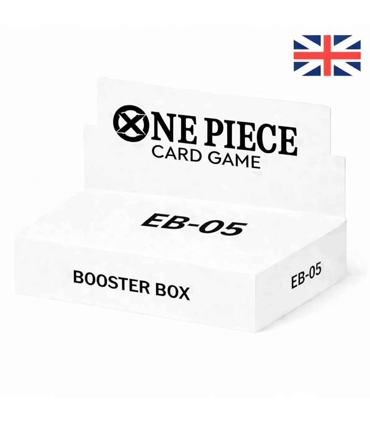 Booster Box Display EB-05 de One Piece Card Game en inglés con 24 sobres. Reserva disponible.