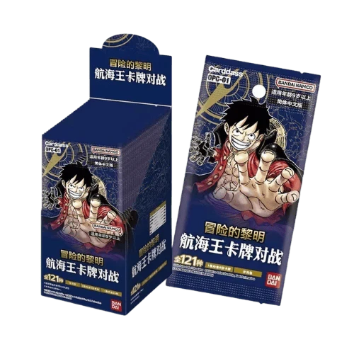 Booster Box One Piece Card Game OP-01 Romance Dawn en chino con 24 sobres.