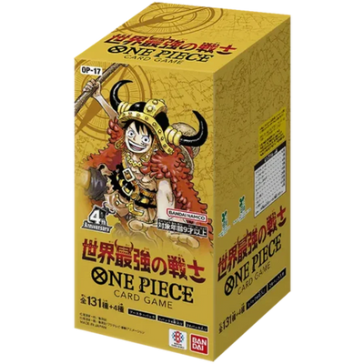 One Piece Card Game Booster Box Display OP-17 The World's Strongest Warriors Japonés (24 Sobres) – [PREVENTA]