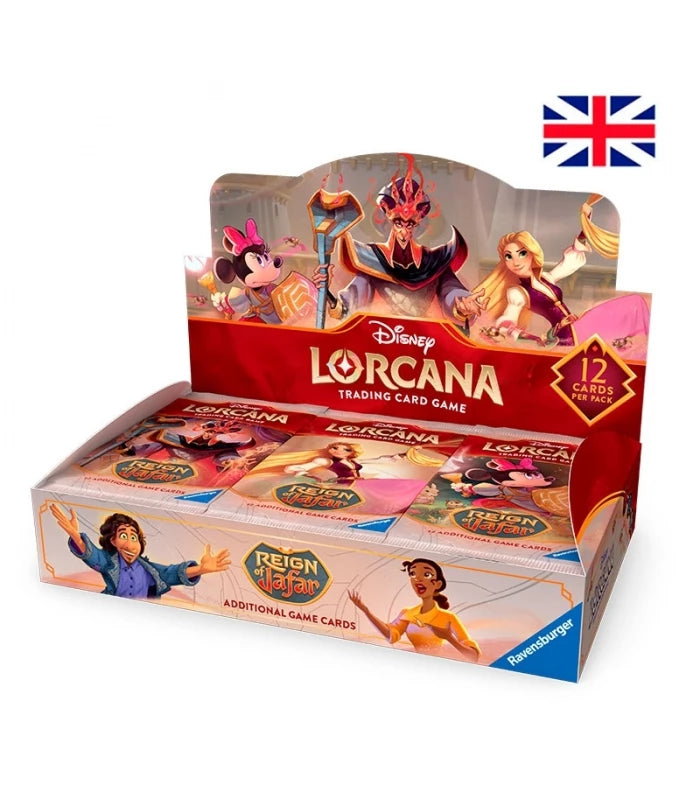 Disney Lorcana TCG Booster Box Display Reign of Jafar Inglés (24 Sobres)